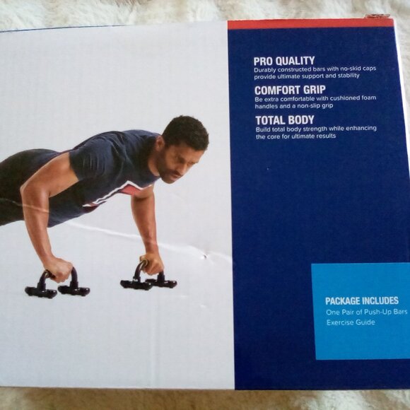 FILA Pair Cushioned Push Up Bar with Exercise Chart🎉 - Picture 5 of 8